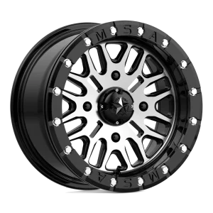 MSA Offroad Wheels – M37 BRUTE BEADLOCK – Black – 14″x7″ 10mm – Summer Wheels – M37-04756
